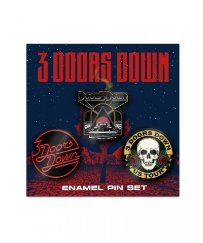 3 Doors Down Enamel Pin Set 2023 $5.10 Accessories